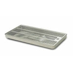 Raccogli gocce per colonnine INOX - 400 x 220 x 30 mm
