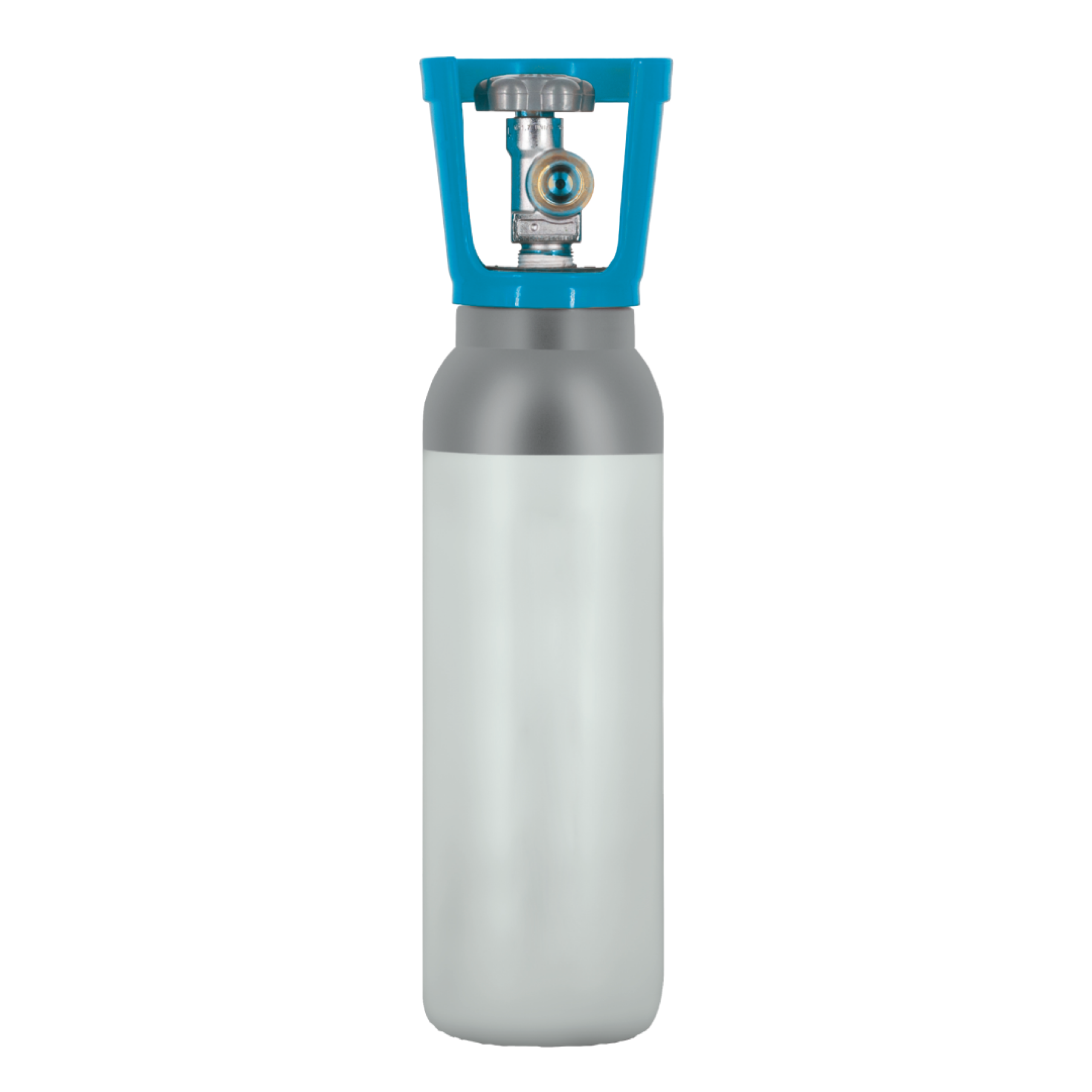 1 Bombola Co2 in acciaio ricaricabile 2Kg. con valvola residuale - W21,7x1/4" - immagine 1