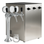 Puritek Micro Fresh Business Refrigeratore acqua con Filtrazione 200Lt/h. Sottobanco - 3 vie, Liscia, Gassata e Fredda - Acciaio Inox