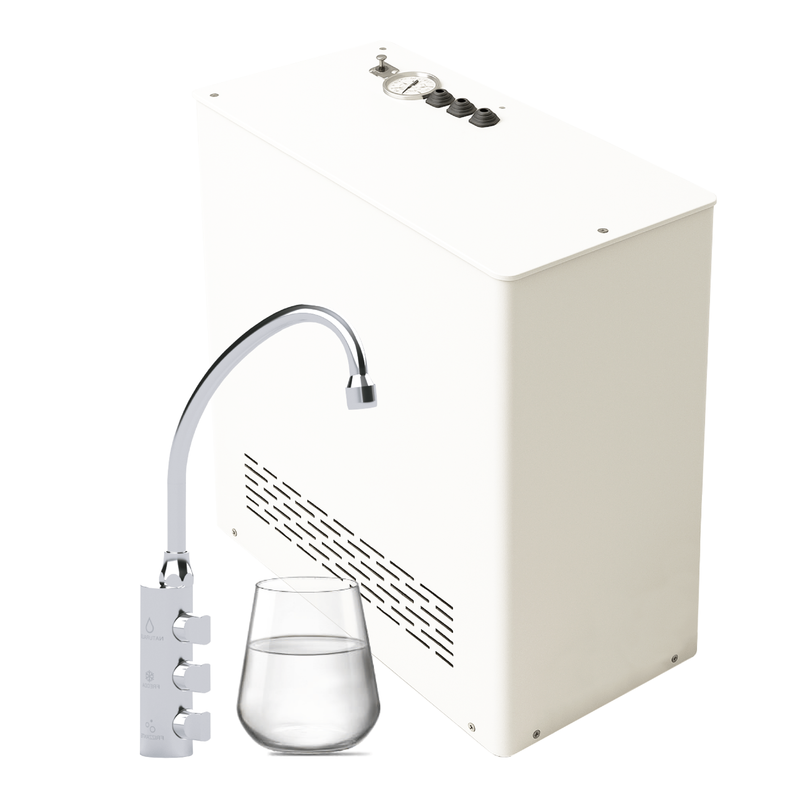 1wh Puritek Osmo Fresh Refrigeratore acqua con Osmosi Inversa diretta Sottolavello - 3 vie, Liscia, Gassata e Fredda - immagine 1