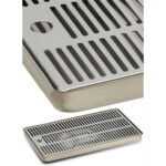Raccogli gocce per colonnine INOX - 305 x 187 x 25 mm - immagine 2
