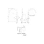 Shurity 350 Rubinetto da cucina 3 vie Cromo Satinato - immagine 3