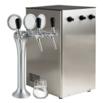 Puritek Micro Fresh Business Refrigeratore acqua con Filtrazione 30Lt/h. Sottobanco - 3 vie, Liscia, Gassata e Fredda - Acciaio Inox