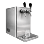 Puritek Micro Fresh Business Refrigeratore acqua con Filtrazione 30Lt/h. Soprabanco - 2 vie, Liscia e Gassata Fredda - Acciaio Inox