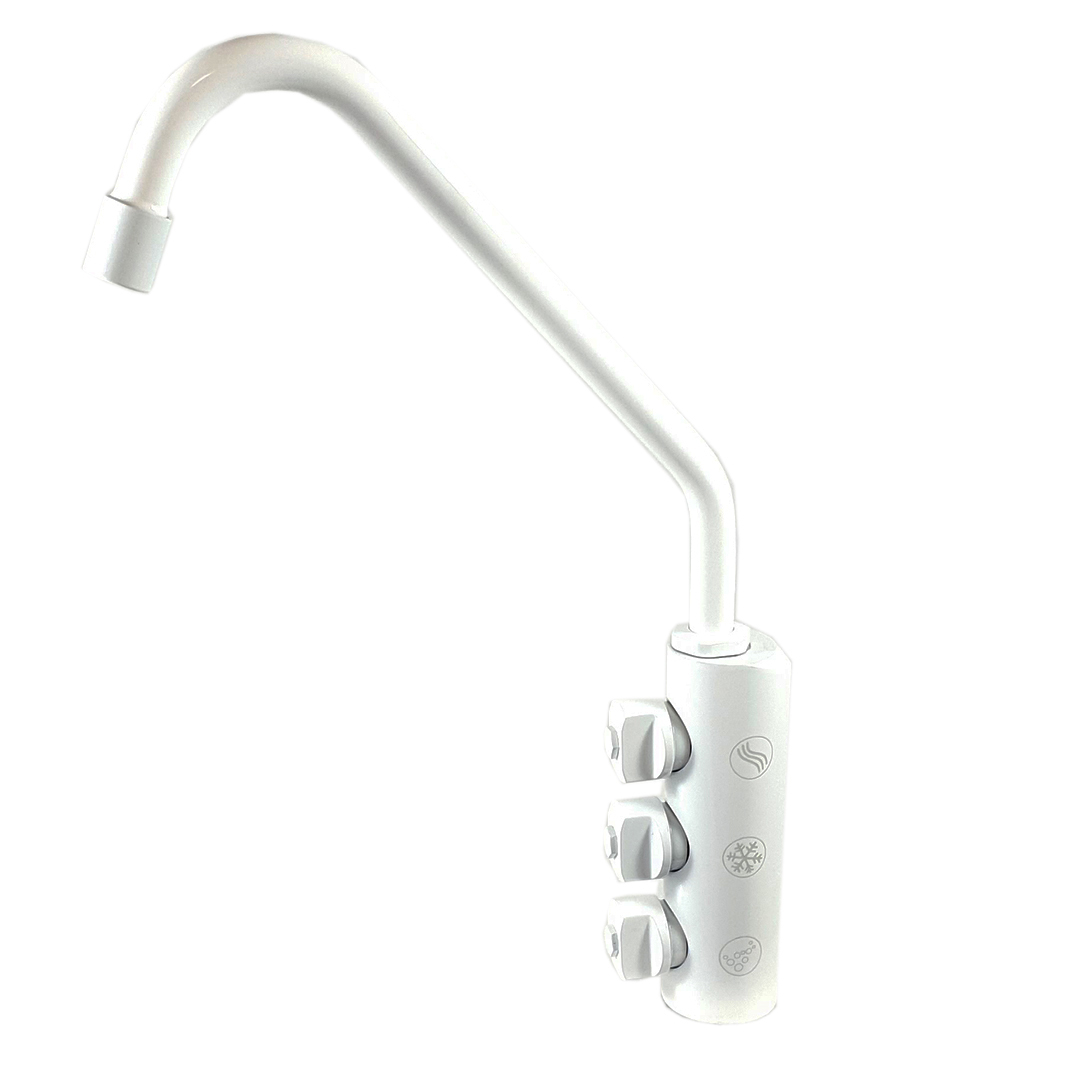 300wh.jpg Shurity 300 Rubinetto di prelievo 3 vie per depuratori 1/4”mm. Bianco - immagine 1
