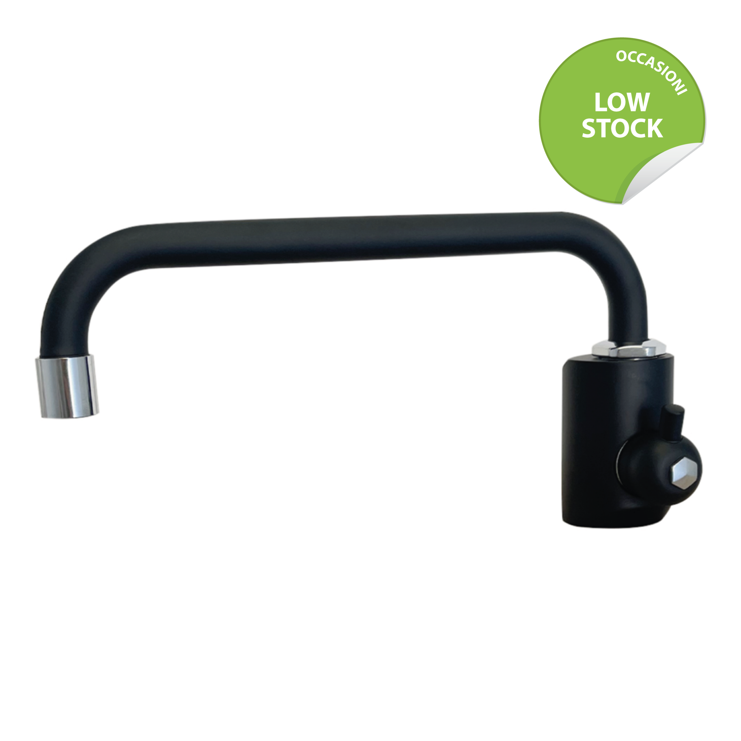 330364-BK Shurity 112 Rubinetto di prelievo Sottofinestra per depuratori 1 via 6mm. Nero Opaco - immagine 1