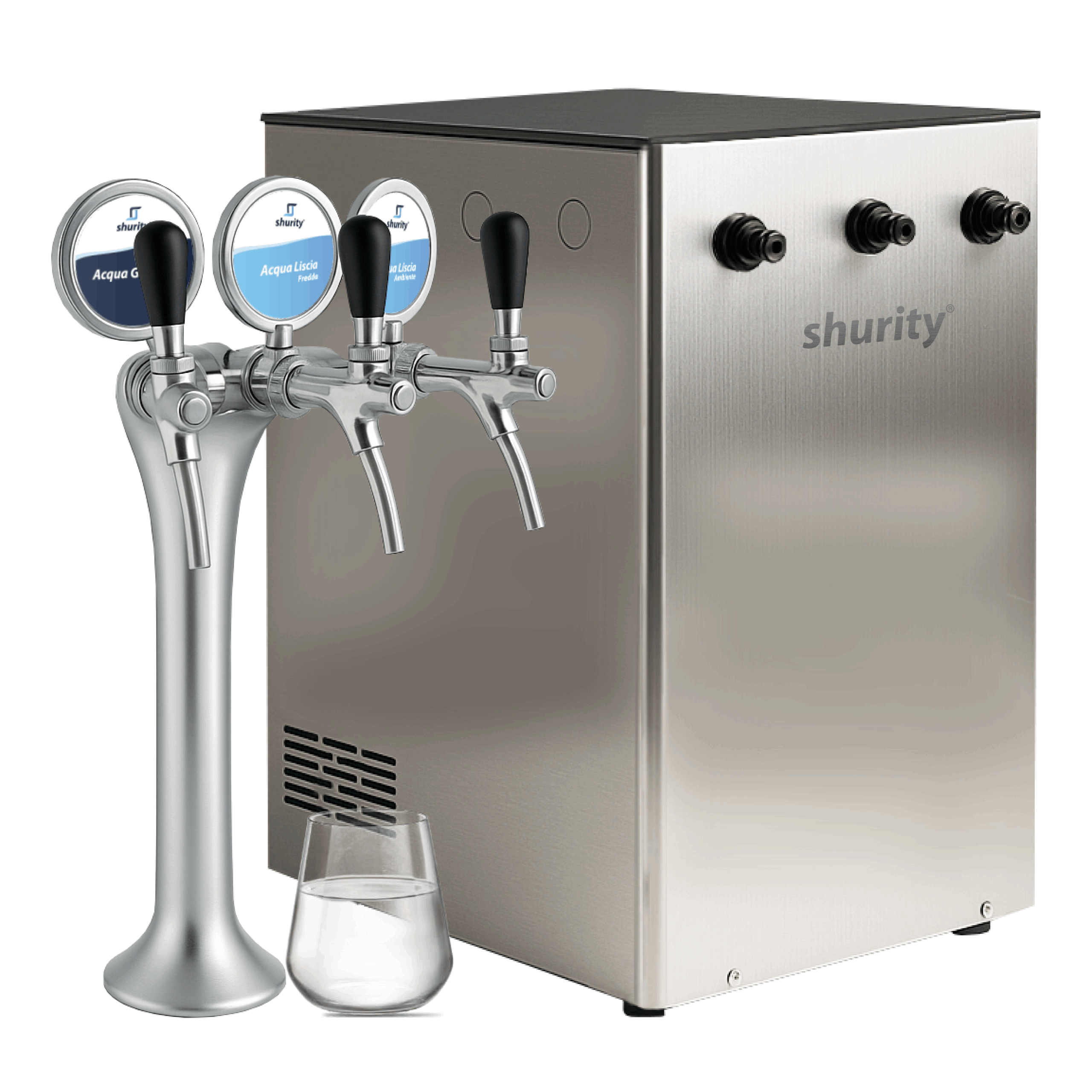 330466 Shurity Idaho Refrigeratore acqua con Filtrazione 50Lt/h. Sottobanco - 3 vie, Liscia, Gassata e Fredda - immagine 1
