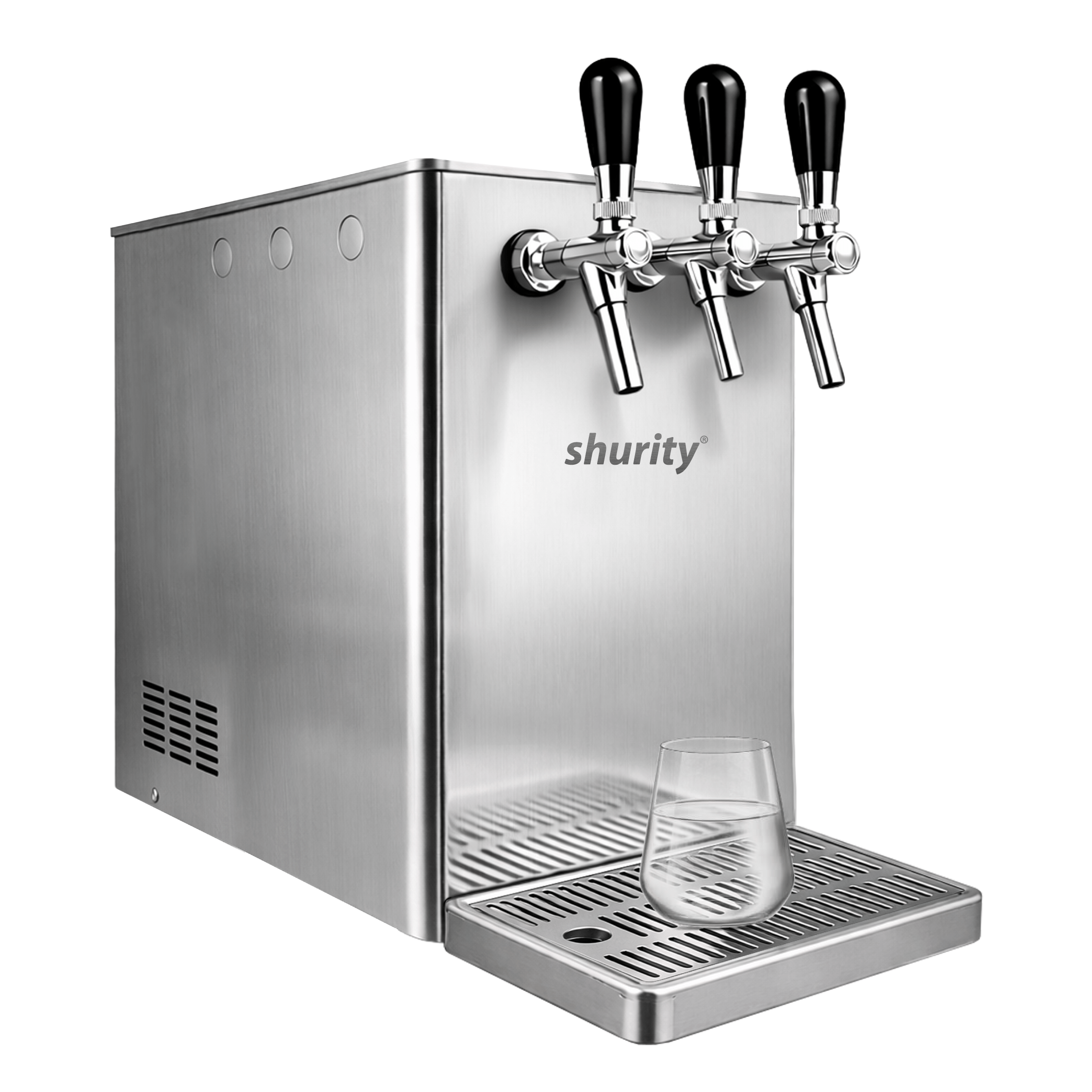 330471-330473 Shurity Idaho Refrigeratore acqua con Filtrazione 160Lt/h. Soprabanco - 3 vie, Liscia, Gassata e Fredda - immagine 1