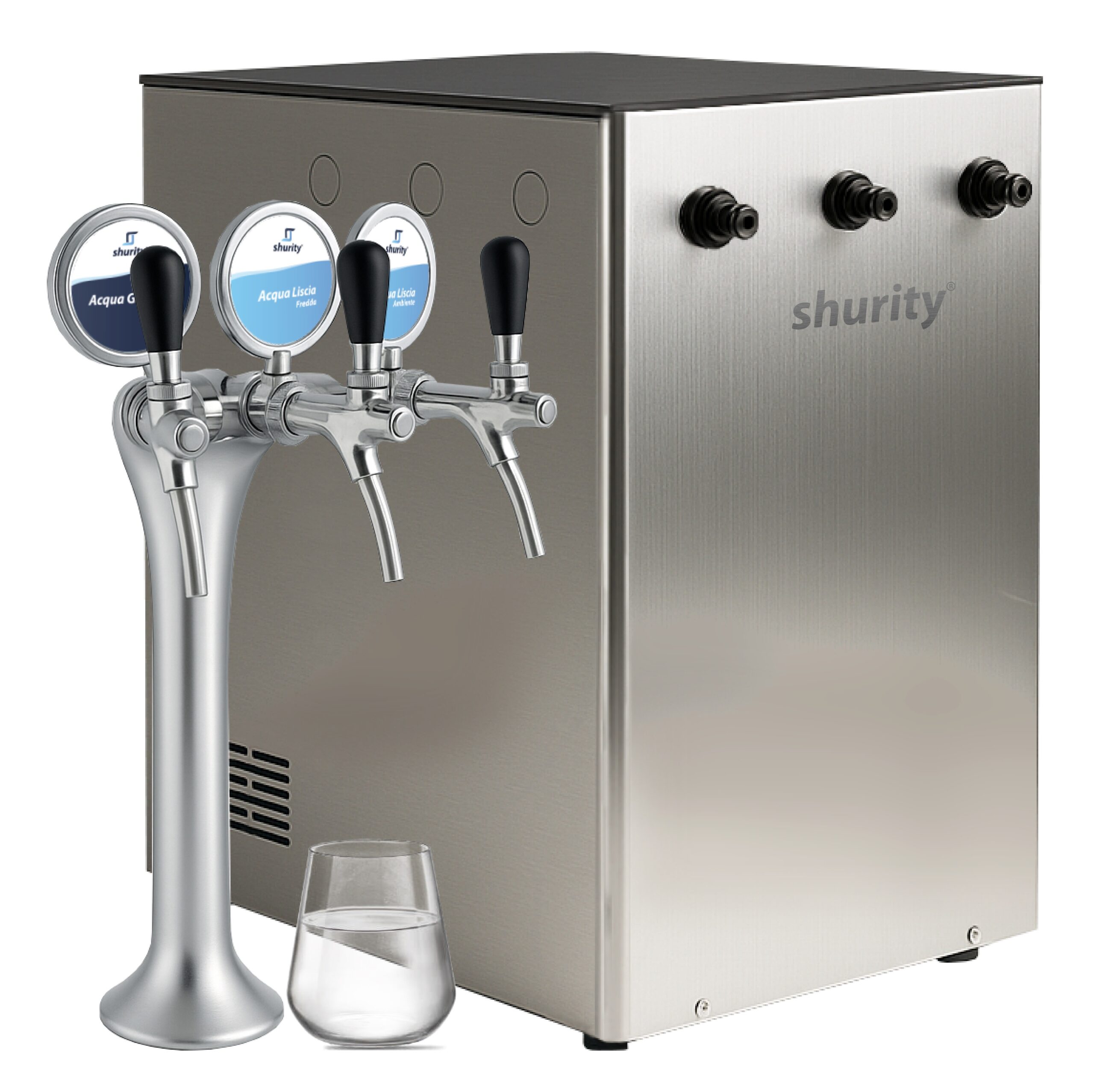 330472 Shurity Idaho Refrigeratore acqua con Filtrazione 160Lt/h. Sottobanco - 3 vie, Liscia, Gassata e Fredda - immagine 1