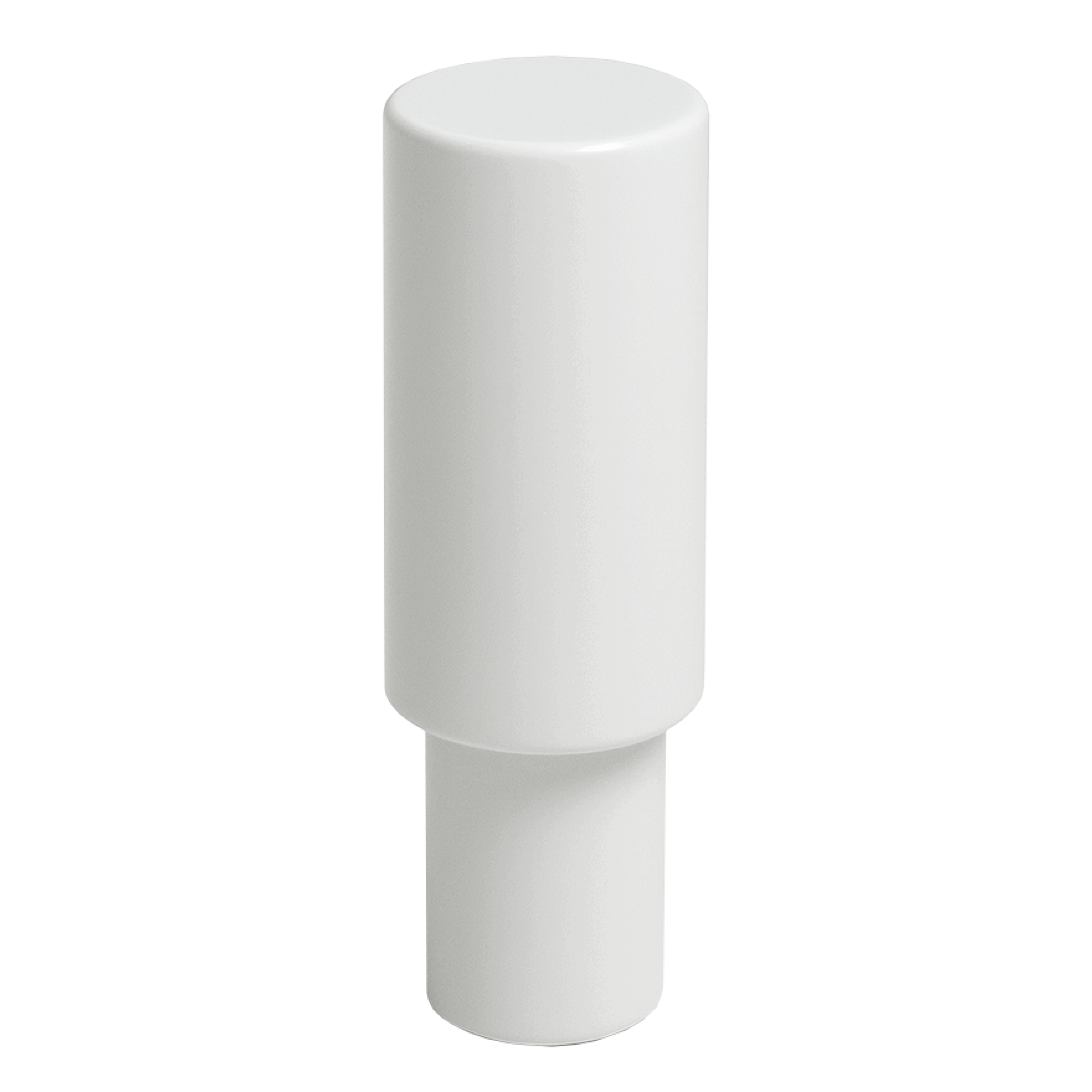 330501-BI Levetta corta per manopola rubinetto 410, 420 Bianco - immagine 1