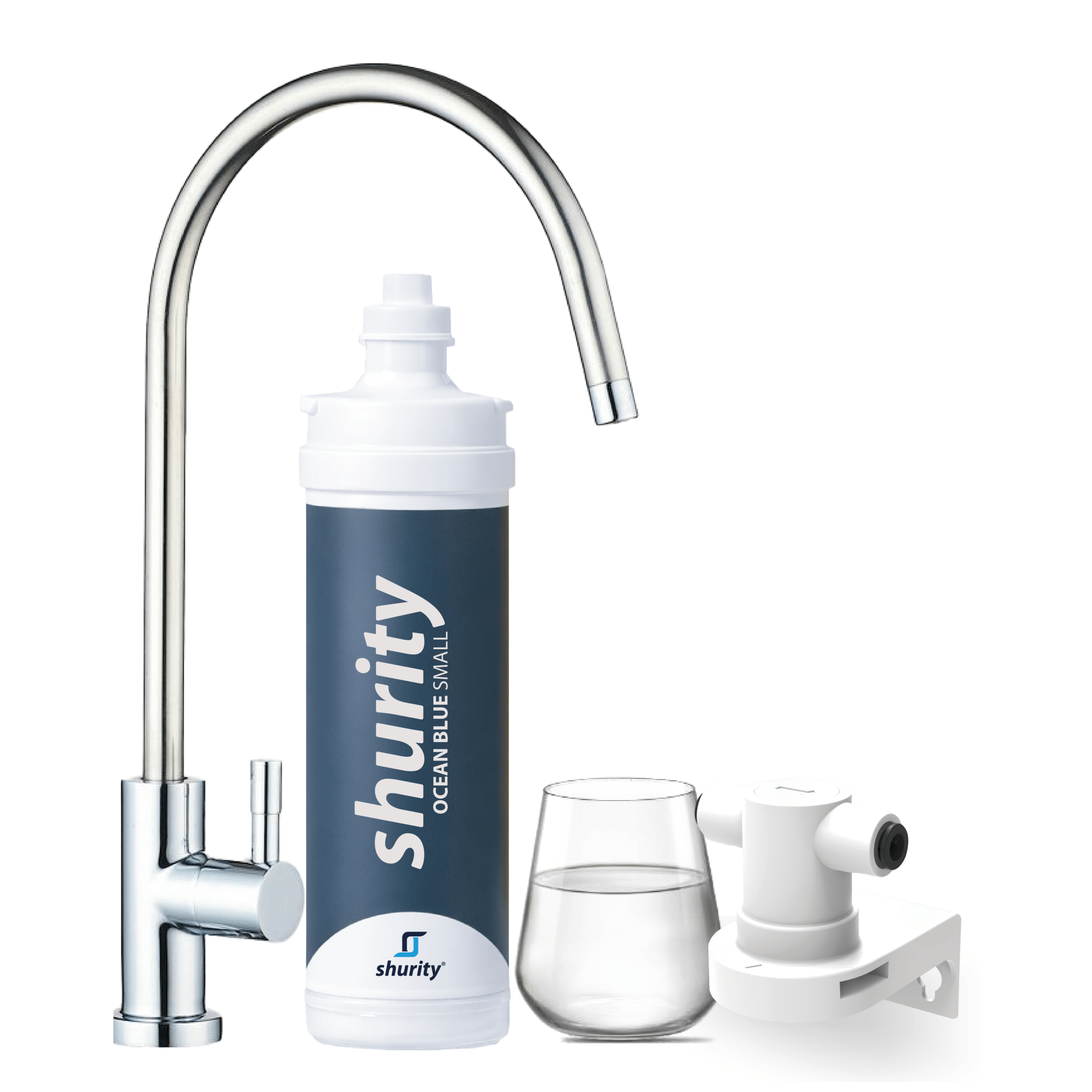 330743 Shurity Kit Microfiltrazione acqua con filtro Ocean Blue Small - Acqua Liscia - immagine 1