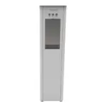 Shurity Kubica Dispenser Acqua Refrigerata a Colonna con Filtrazione, Bianco - 3 vie Liscia ambiente, fredda e gassata - immagine 3