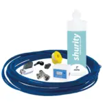 Shurity Kubica Dispenser Acqua Refrigerata a Colonna con Filtrazione, Nero - 2 vie Liscia ambiente e fredda - immagine 5