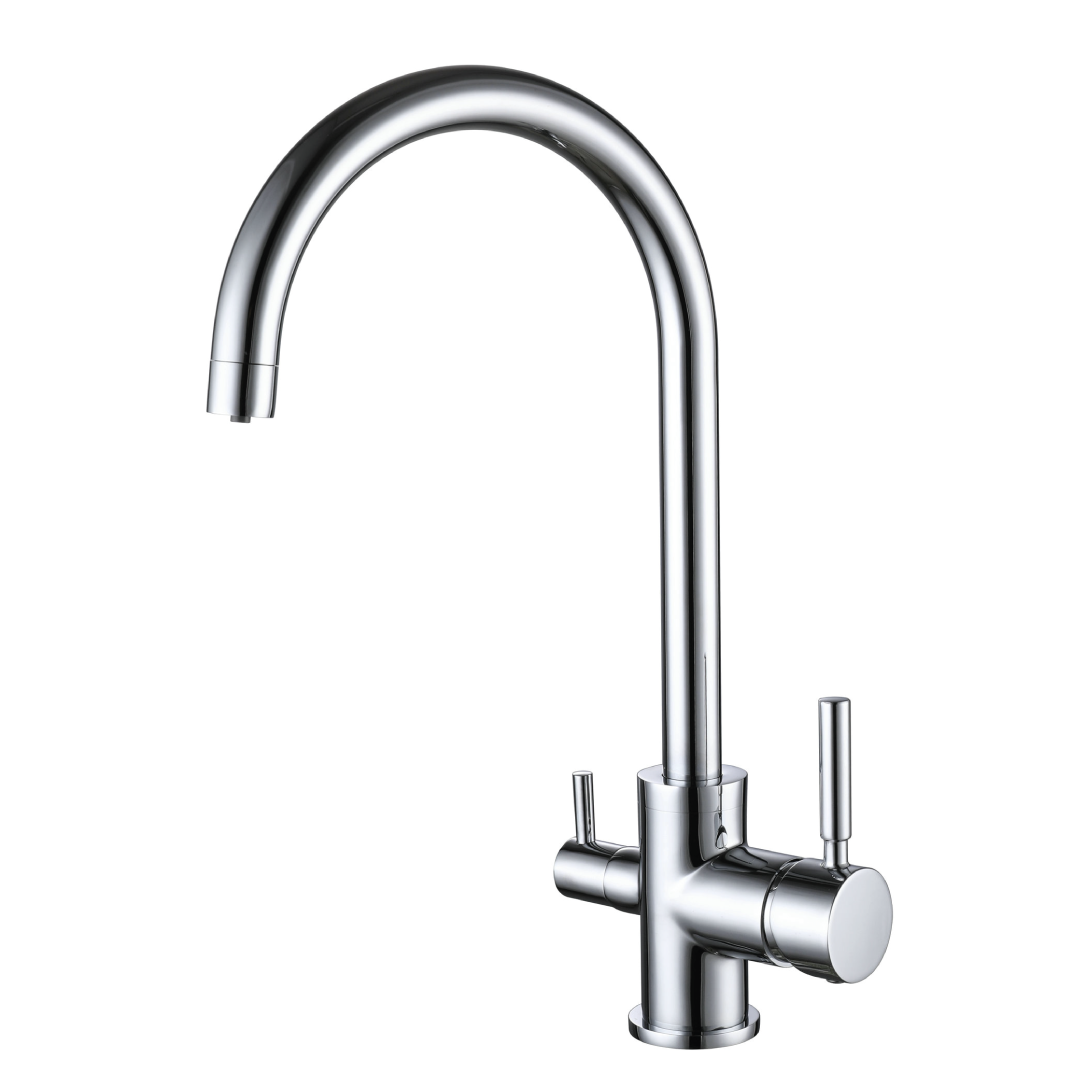 350-CR.png Shurity 350 Rubinetto da cucina 3 vie Cromo - immagine 1