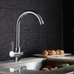 Shurity 350 Rubinetto da cucina 3 vie Cromo Satinato - immagine 4