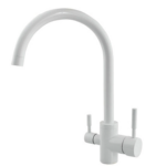 Shurity 350 Rubinetto da cucina 3 vie Bianco