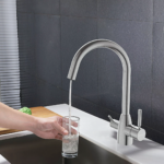 Shurity 355 rubinetto mix Acciaio Inox 3 vie Cromo - immagine 3