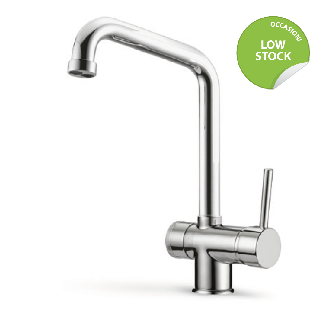 392cr Shurity 392 Rubinetto da cucina Canna Alta 3 vie Cromo - immagine 1