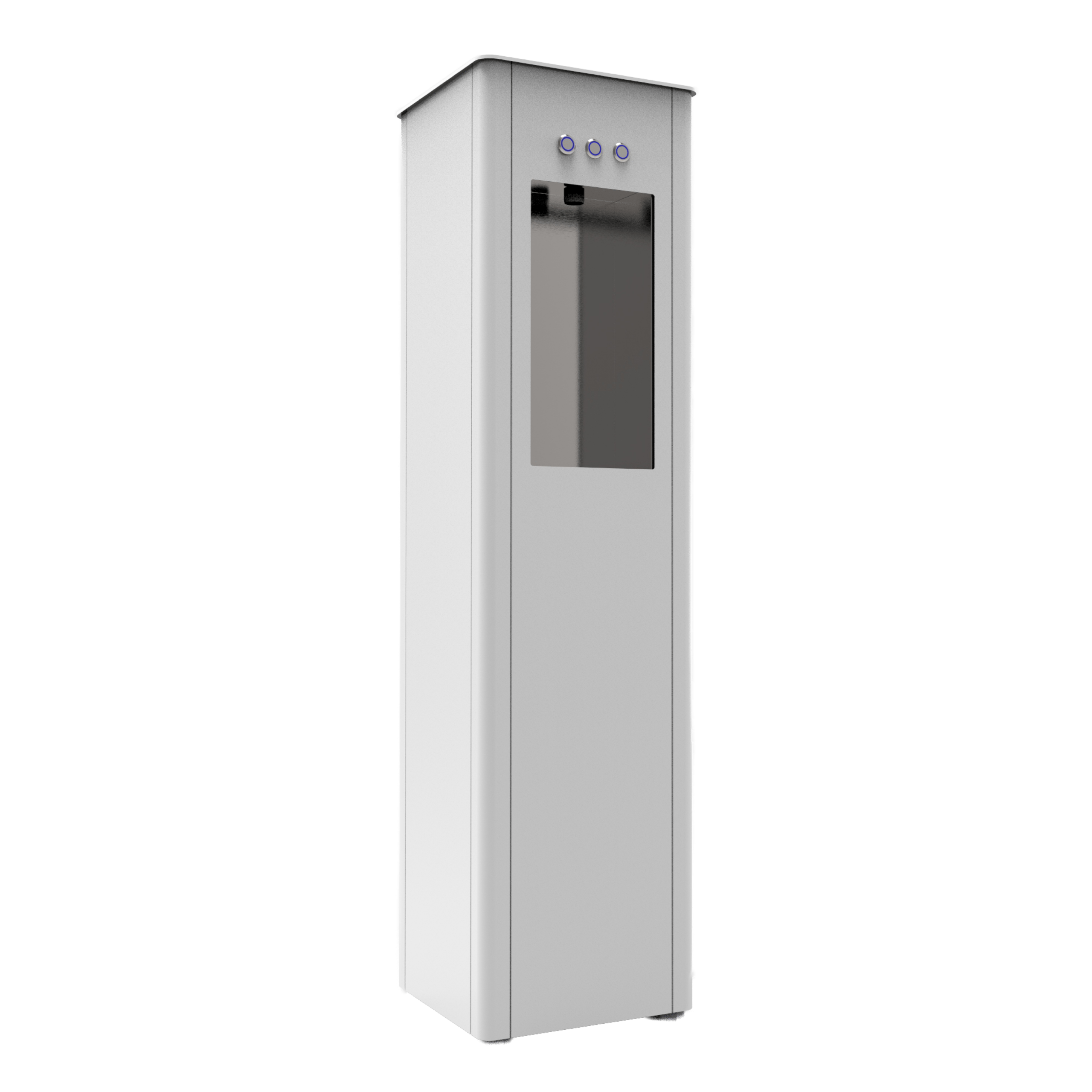 3wh Puritek Basic Dispenser Acqua Refrigerata a Colonna con Filtrazione, Bianco - 3 vie Liscia ambiente, fredda e gassata - immagine 1