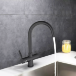 Shurity 410 Rubinetto da cucina 4 vie Nero Opaco - immagine 3