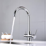 Shurity 410 Rubinetto da cucina 4 vie Nickel Spazzolato - immagine 3