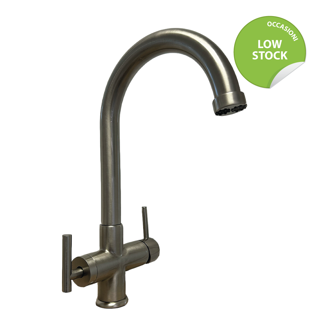496nk Shurity 496 Rubinetto da cucina 4 vie 3/8” Nickel Spazzolato - immagine 1