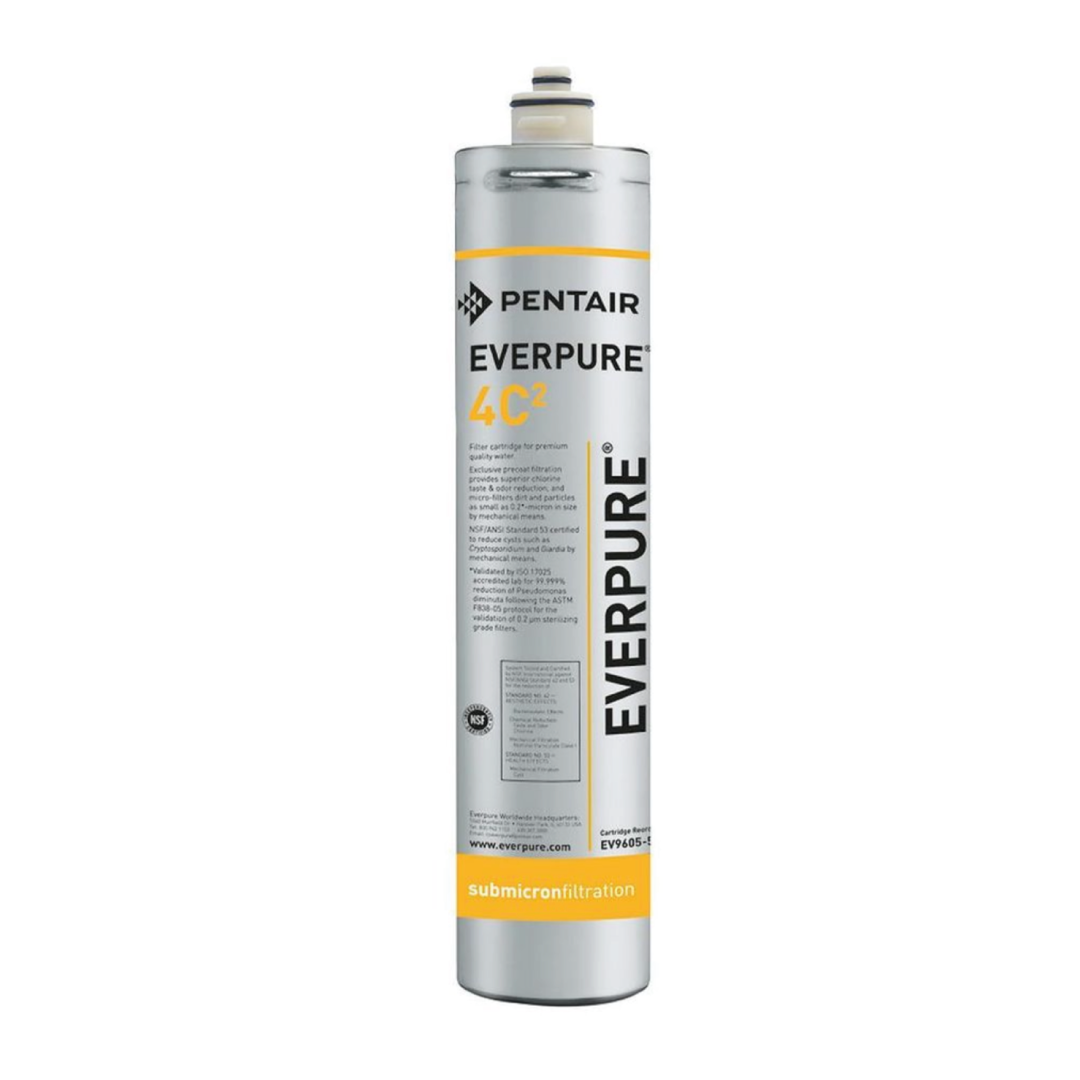 4C2-330727.png Everpure 4C2 antimicrobico filtro ricambio 14.952lt. - 1,9lt./min. 0,2 micron - immagine 1