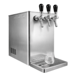 Puritek Micro Fresh Business Refrigeratore acqua con Filtrazione 80Lt/h. Soprabanco - 3 vie, Liscia, Gassata e Fredda - Acciaio Inox