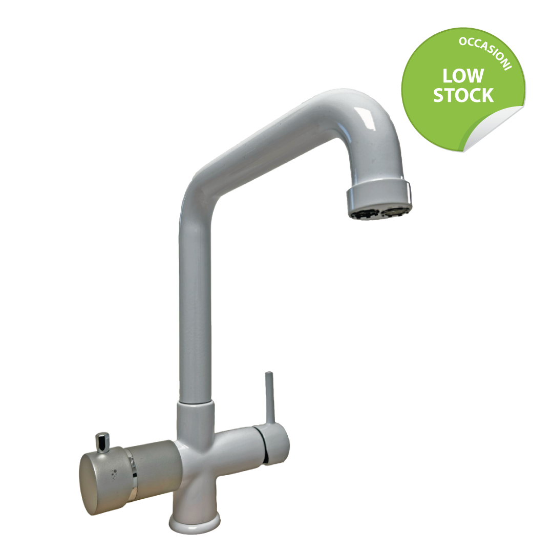 592wh Shurity 592 Rubinetto da cucina Canna Alta 5 vie Bianco - immagine 1