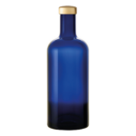 Bottiglia in Vetro per Acqua Basic 75cl. Blu - immagine 2