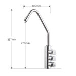 Shurity 300 Rubinetto di prelievo 3 vie per depuratori 1/4”mm. Bianco - immagine 2