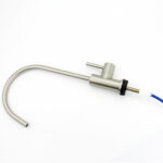 Shurity 130 Rubinetto di prelievo 1 via per depuratori senza metalli pesanti 1/4” Nickel Spazzolato - immagine 4