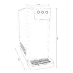 Shurity Oklahoma Refrigeratore acqua con Osmosi Inversa diretta Sopralavello - 3 vie, Liscia, Gassata e Fredda - immagine 2