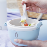Contenitore Termico Porta Pranzo Shurity Runbott  Acciaio inox con rivestimento in ceramica 560ml. Bianco/Verde - immagine 5
