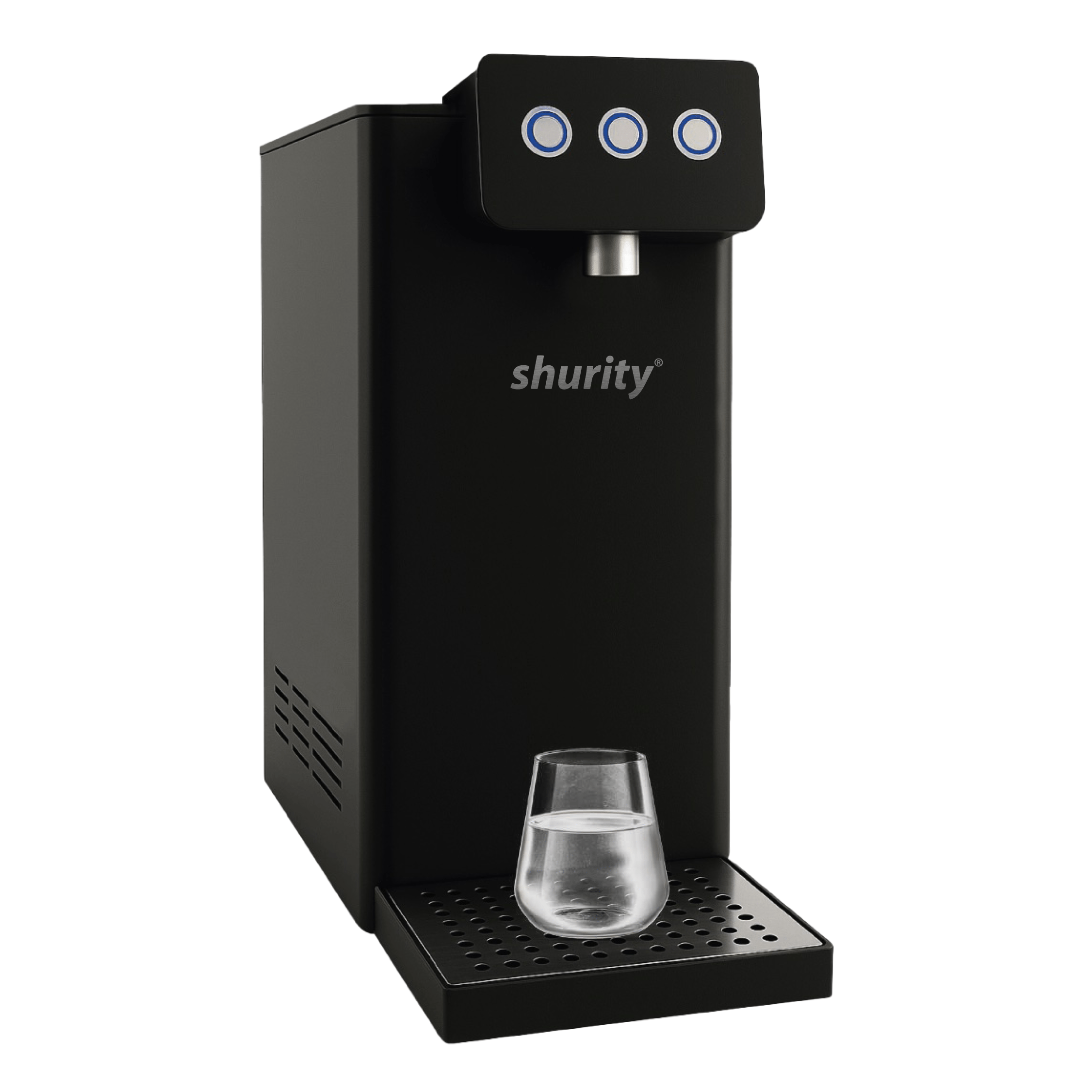 kan bk up Shurity Kansas Refrigeratore acqua con Filtrazione Sopralavello 25Lt/h. Nero - 3 Vie Liscia ambiente, fredda e gassata - immagine 1