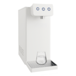 Puritek Micro Fresh Refrigeratore acqua con Filtrazione Sopralavello 25Lt/h. Bianco - 3 Vie Liscia ambiente, fredda e gassata