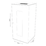 Shurity Tower Plus Dispenser Acqua Refrigerata a colonna con Filtrazione 80lt./h - 3 vie acqua fredda, ambiente e gasata - immagine 3