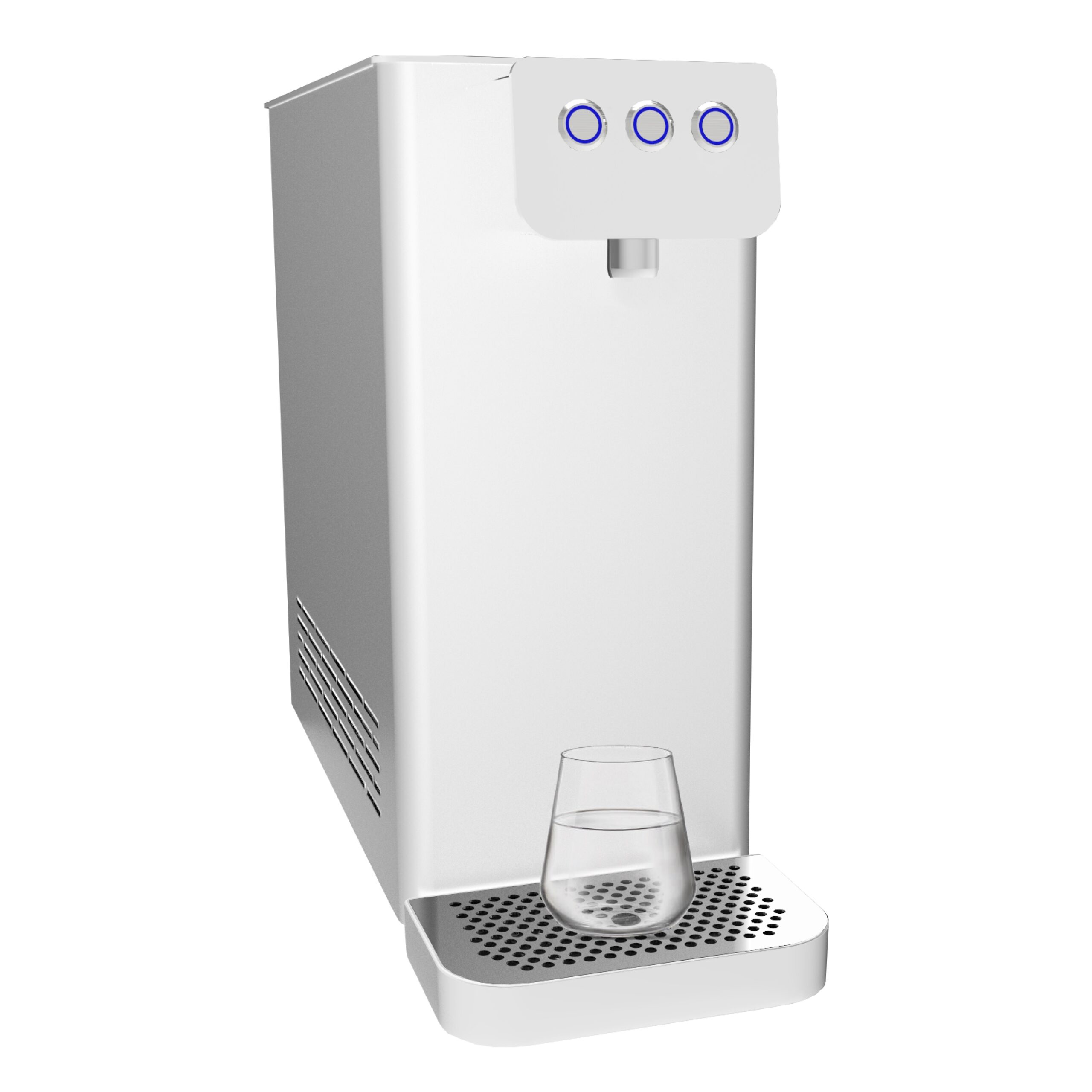 okl wh Puritek Osmo Fresh Refrigeratore acqua con Osmosi Inversa diretta Sopralavello Bianca - 3 vie, Liscia, Gassata e Fredda - immagine 1