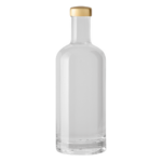 Bottiglia in Vetro per Acqua  Basic 75cl. Trasparente - immagine 3
