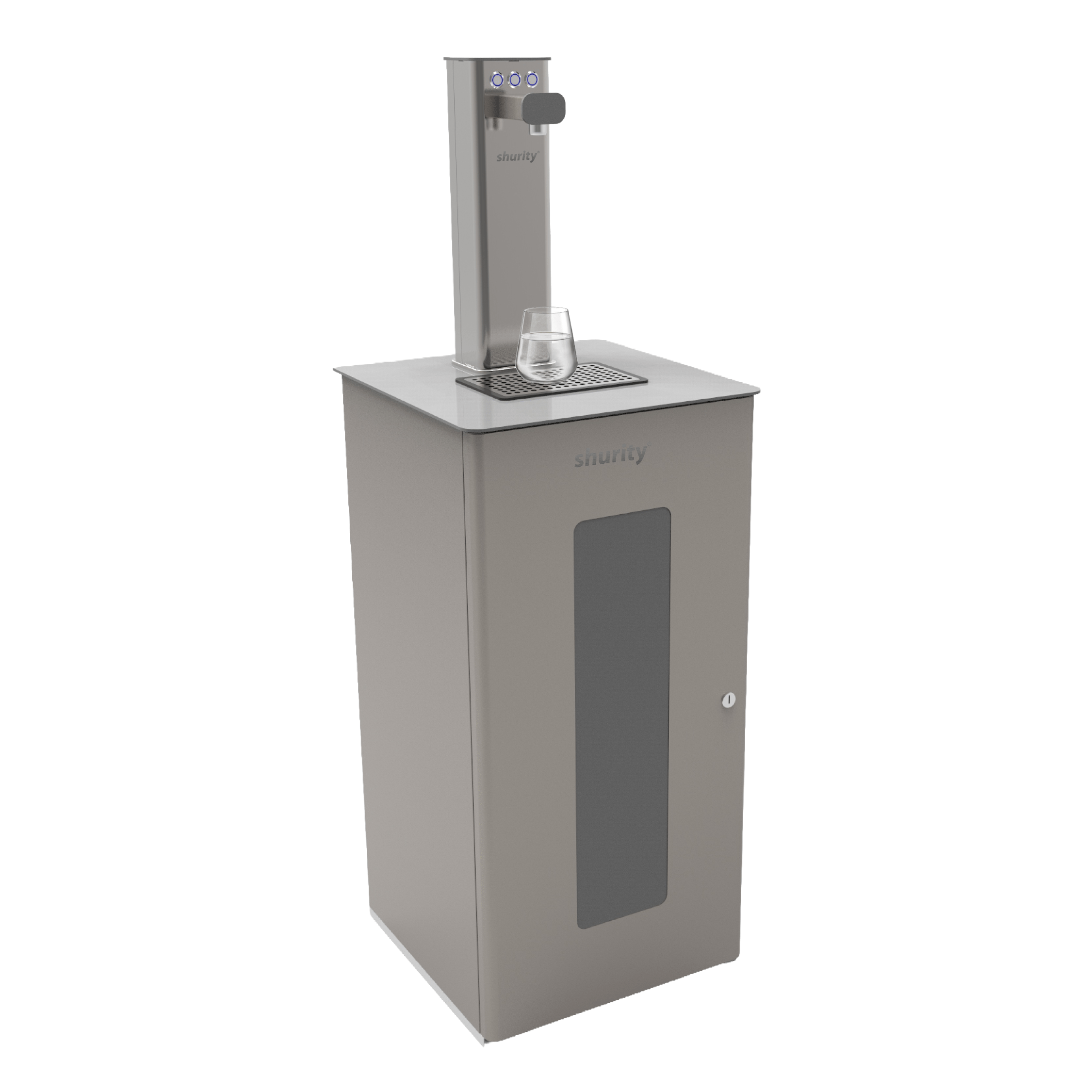 tower Shurity Tower Plus Dispenser Acqua Refrigerata a colonna con Filtrazione 80lt./h - 3 vie acqua fredda, ambiente e gasata - immagine 1