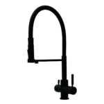 Shurity 460 Rubinetto da cucina con Doccetta in gomma 4 vie Nero