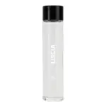 Bottiglia Shurity Tube 75cl. Personalizzata Trasparente Acqua Liscia con Tappo Nero