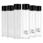 Pack Misto 6pz. - Bottiglia Shurity Tube 75cl. Personalizzata Trasparente Acqua Liscia / Acqua Gassata con Tappo Nero (NO LOGO SHURITY) - immagine 2