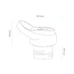 Tappo Sportivo Borraccia Shurity Runbott Con Due Cannucce - immagine 2