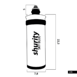 Shurity Kit Microfiltrazione acqua con filtro Sky Blue Small con Rubinetto unico 3 Vie Modello Milano Cromo - Acqua Liscia - immagine 3