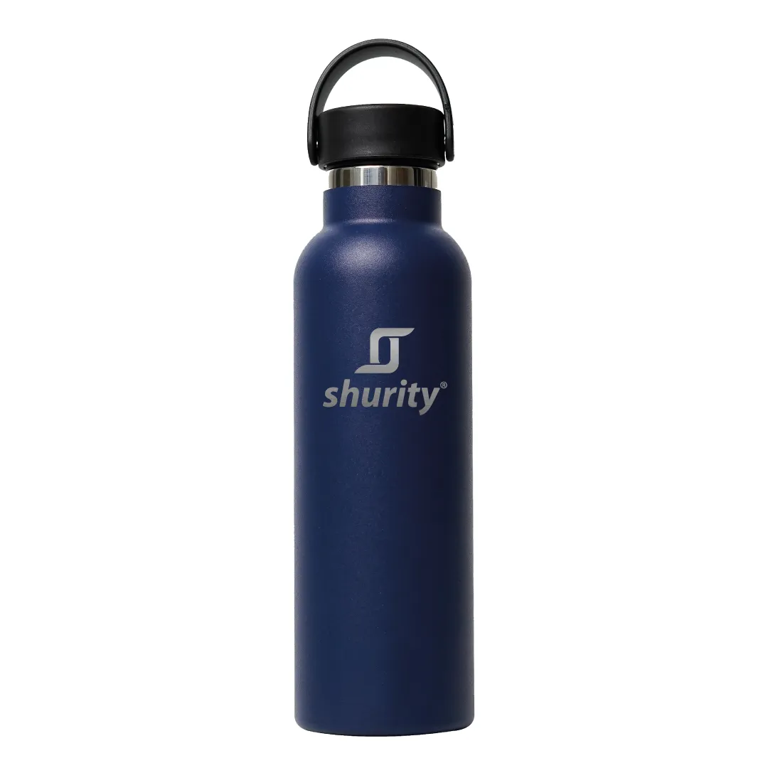 330373-BL Borraccia Termica Shurity Runbott Sport Acciaio inox con rivestimento in ceramica 600ml. Blu - immagine 1