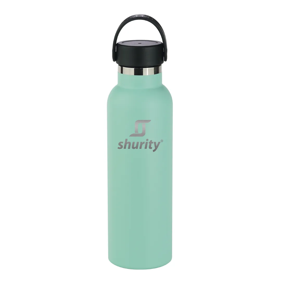 330373-MN Borraccia Termica Shurity Runbott Sport Acciaio inox con rivestimento in ceramica 600ml. Menta - immagine 1