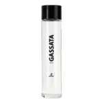 Bottiglia Shurity Tube 75cl. Personalizzata Trasparente Acqua Gassata con Tappo Nero