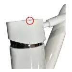 Shurity 320 Rubinetto da cucina Miscelatore 3 vie 3/8"  Bianco - Prodotto con segni d’usura - immagine 2