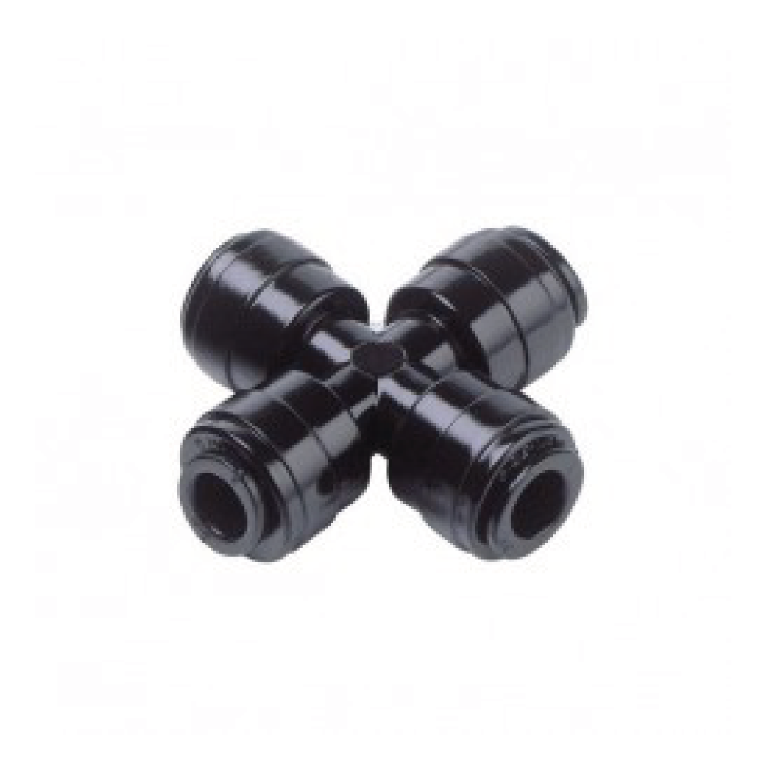 timbro-con-rubinetti Intermedio a croce Ø tubo - Ø tubo - immagine 1
